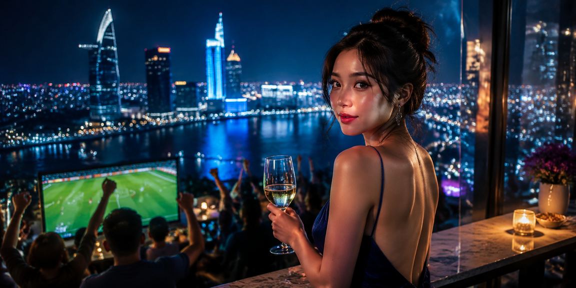 Người chơi tại Thành phố Hồ Chí Minh thư giãn với cà phê và thiết bị di động khi tham gia giải trí có trách nhiệm