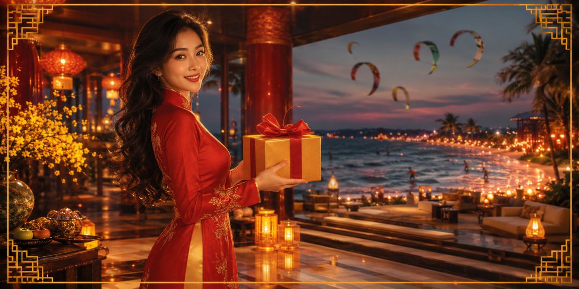 Cảnh chợ đêm Mũi Né sôi động gợi nhớ không khí giải trí trực tuyến về đêm