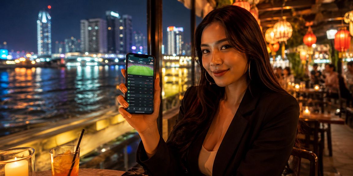 Người dùng Sài Gòn xem kèo thể thao bên tách cà phê buổi sáng